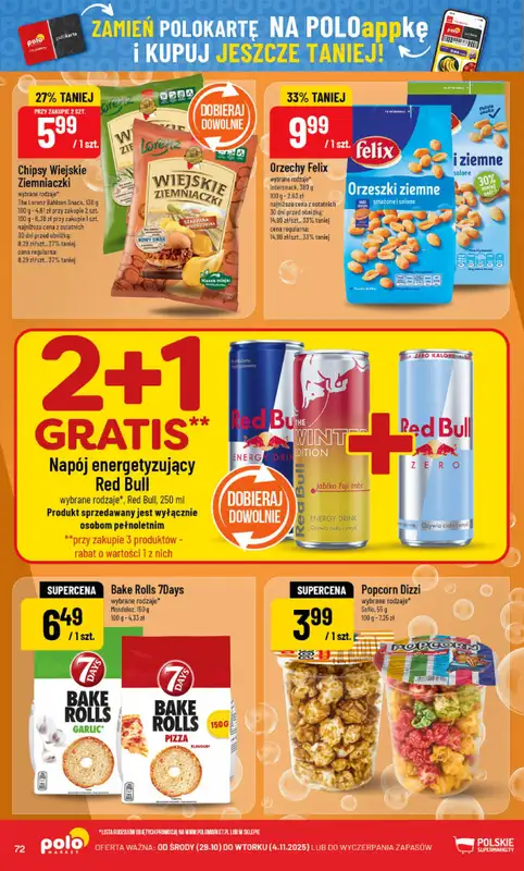 POLOmarket - gazetka promocyjna Gazetka od środy 29.10 do wtorku 04.11 - strona 72