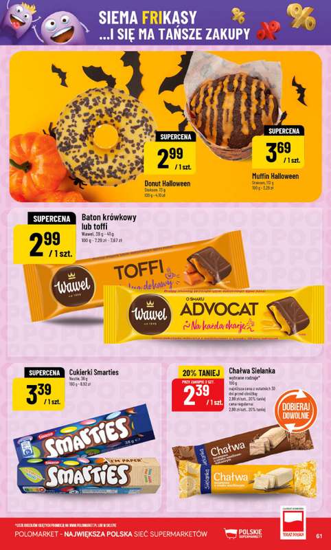 POLOmarket - gazetka promocyjna Gazetka od 艣rody 29.10 do wtorku 04.11 - strona 61 POLOmarket - gazetka promocyjna Gazetka od 艣rody 29.10 do wtorku 04.11 - strona 61