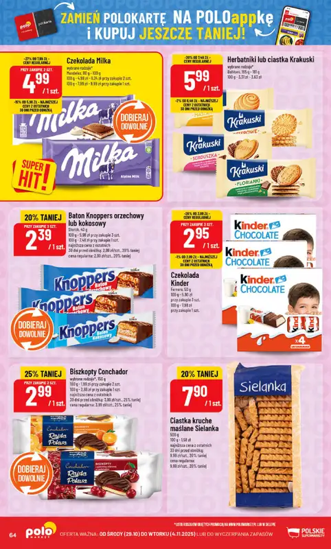 POLOmarket - gazetka promocyjna Gazetka od środy 29.10 do wtorku 04.11 - strona 64
