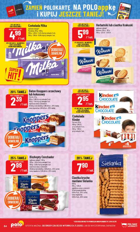 POLOmarket - gazetka promocyjna Gazetka od środy 29.10 do wtorku 04.11 - strona 64 POLOmarket - gazetka promocyjna Gazetka od środy 29.10 do wtorku 04.11 - strona 64