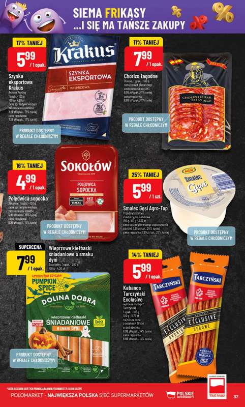POLOmarket - gazetka promocyjna Gazetka od 艣rody 29.10 do wtorku 04.11 - strona 37 POLOmarket - gazetka promocyjna Gazetka od 艣rody 29.10 do wtorku 04.11 - strona 37