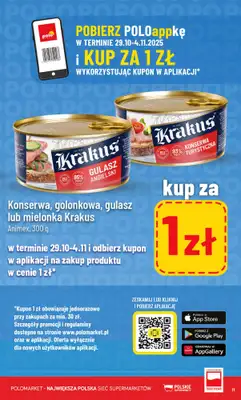 POLOmarket - gazetka promocyjna Gazetka od środy 29.10 do wtorku 04.11 - strona 11 POLOmarket - gazetka promocyjna Gazetka od środy 29.10 do wtorku 04.11 - strona 11