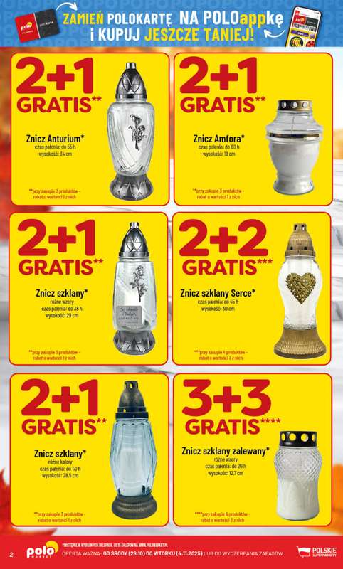 POLOmarket - gazetka promocyjna Gazetka od środy 29.10 do wtorku 04.11 - strona 2 POLOmarket - gazetka promocyjna Gazetka od środy 29.10 do wtorku 04.11 - strona 2