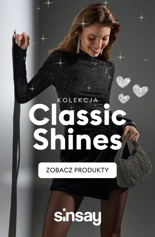 Sinsay - gazetka promocyjna Kolekcja Classic Shines dla Niej  