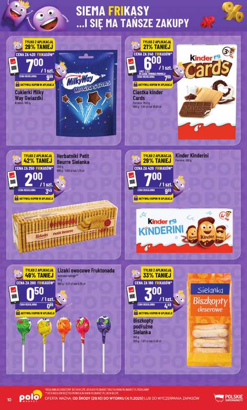 POLOmarket - gazetka promocyjna Frikasowy Katalog od środy 29.10 do wtorku 04.11 - strona 10 POLOmarket - gazetka promocyjna Frikasowy Katalog od środy 29.10 do wtorku 04.11 - strona 10