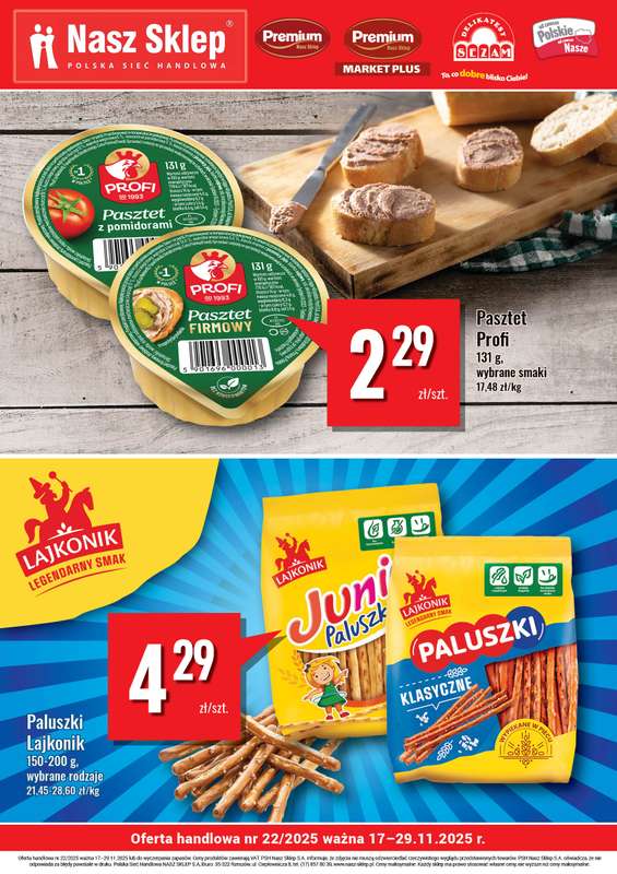 Premium - gazetka promocyjna Plakat Premium Market Plus od poniedziałku 17.11 do soboty 29.11