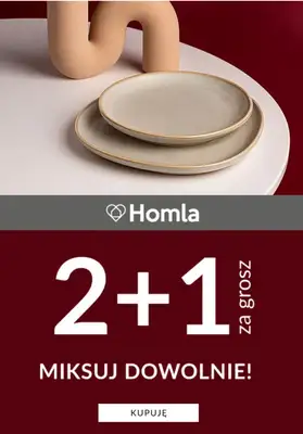 BEST SALE - gazetka promocyjna Homla | 2+1 za grosz od poniedziałku 27.10 do czwartku 30.10 BEST SALE - gazetka promocyjna Homla | 2+1 za grosz od poniedziałku 27.10 do czwartku 30.10