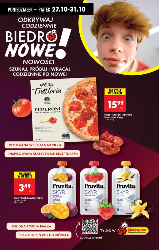 Biedronka - gazetka promocyjna Od poniedziałku od poniedziałku 27.10 do piątku 31.10 - strona 44