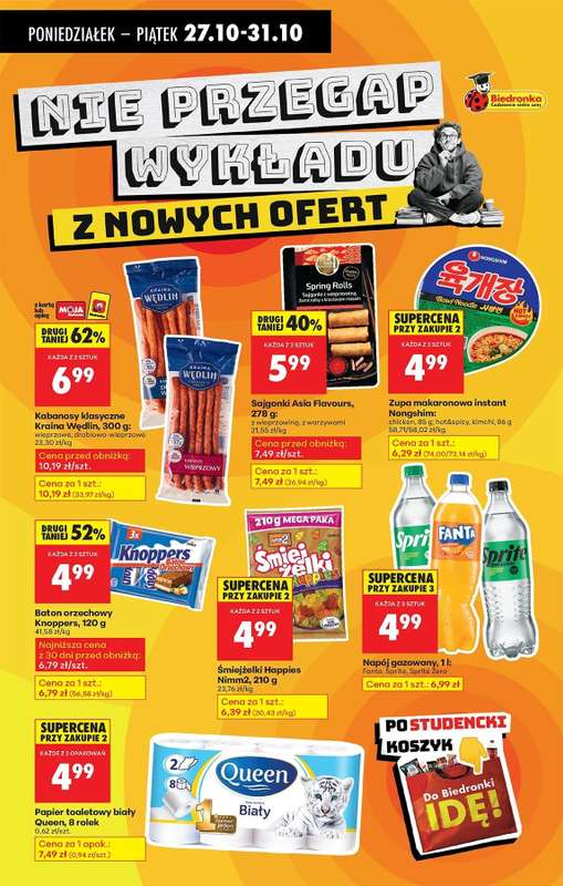 Biedronka - gazetka promocyjna Od poniedziałku, Z ladą tradycyjną od poniedziałku 27.10 do piątku 31.10 - strona 59