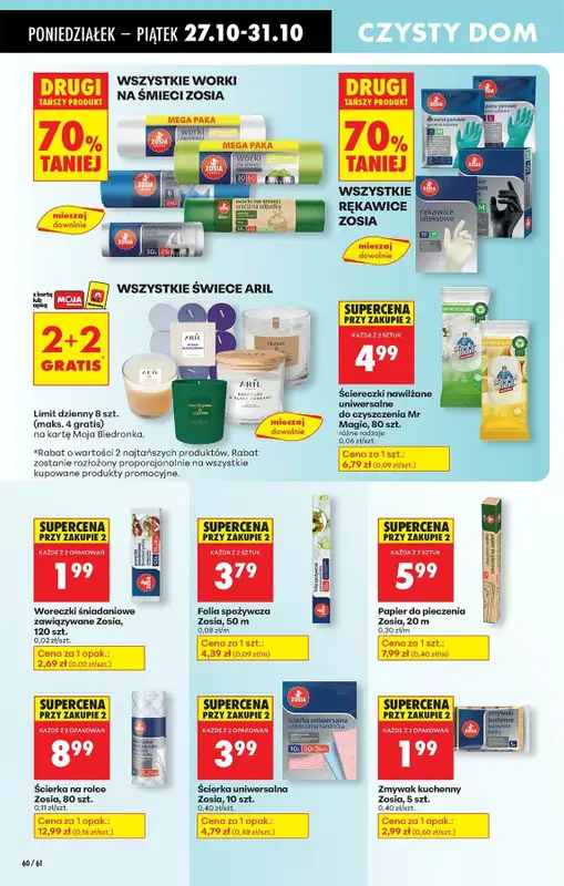 Biedronka - gazetka promocyjna Od poniedziałku, Z ladą tradycyjną od poniedziałku 27.10 do piątku 31.10 - strona 80