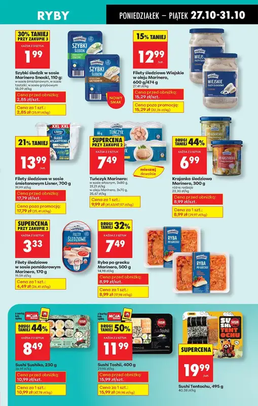 Biedronka - gazetka promocyjna Od poniedziałku, Z ladą tradycyjną od poniedziałku 27.10 do piątku 31.10 - strona 31