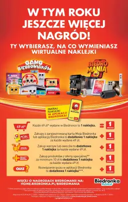 Biedronka - gazetka promocyjna Od poniedziałku, Z ladą tradycyjną od poniedziałku 27.10 do piątku 31.10 - strona 43 Biedronka - gazetka promocyjna Od poniedziałku, Z ladą tradycyjną od poniedziałku 27.10 do piątku 31.10 - strona 43
