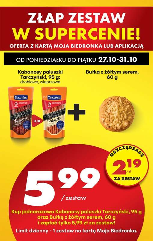 Biedronka - gazetka promocyjna Od poniedziałku, Z ladą tradycyjną od poniedziałku 27.10 do piątku 31.10 - strona 88