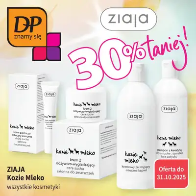 Drogerie Polskie - gazetka promocyjna Promocje Klub DP od poniedziałku 27.10 do piątku 31.10 Drogerie Polskie - gazetka promocyjna Promocje Klub DP od poniedziałku 27.10 do piątku 31.10