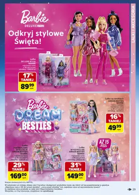 Carrefour - gazetka promocyjna Gazetka Zabawki od poniedziałku 03.11 do wtorku 23.12 - strona 29 Carrefour - gazetka promocyjna Gazetka Zabawki od poniedziałku 03.11 do wtorku 23.12 - strona 29