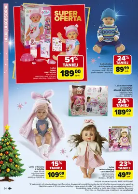Carrefour - gazetka promocyjna Gazetka Zabawki od poniedziałku 03.11 do wtorku 23.12 - strona 34 Carrefour - gazetka promocyjna Gazetka Zabawki od poniedziałku 03.11 do wtorku 23.12 - strona 34