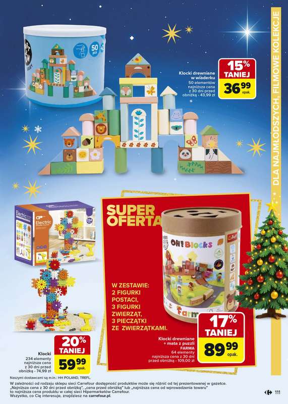 Carrefour - gazetka promocyjna Gazetka Zabawki od poniedzia艂ku 03.11 do wtorku 23.12 - strona 111 Carrefour - gazetka promocyjna Gazetka Zabawki od poniedzia艂ku 03.11 do wtorku 23.12 - strona 111