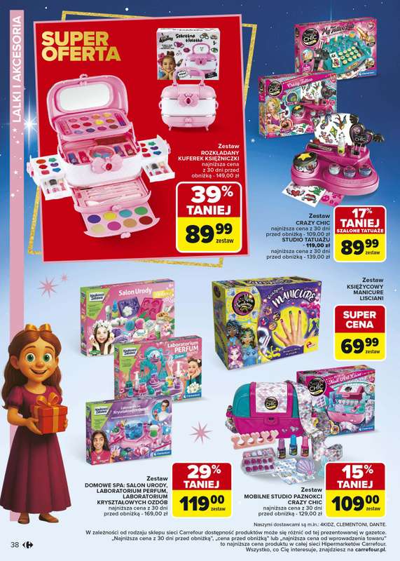 Carrefour - gazetka promocyjna Gazetka Zabawki od poniedzia艂ku 03.11 do wtorku 23.12 - strona 38 Carrefour - gazetka promocyjna Gazetka Zabawki od poniedzia艂ku 03.11 do wtorku 23.12 - strona 38