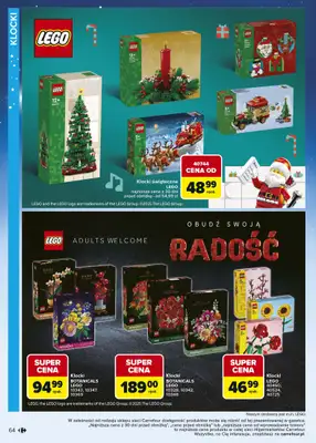 Carrefour - gazetka promocyjna Gazetka Zabawki od poniedziałku 03.11 do wtorku 23.12 - strona 64 Carrefour - gazetka promocyjna Gazetka Zabawki od poniedziałku 03.11 do wtorku 23.12 - strona 64