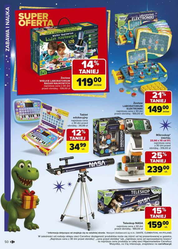 Carrefour - gazetka promocyjna Gazetka Zabawki od poniedzia艂ku 03.11 do wtorku 23.12 - strona 50 Carrefour - gazetka promocyjna Gazetka Zabawki od poniedzia艂ku 03.11 do wtorku 23.12 - strona 50