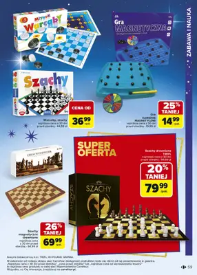 Carrefour - gazetka promocyjna Gazetka Zabawki od poniedziałku 03.11 do wtorku 23.12 - strona 59 Carrefour - gazetka promocyjna Gazetka Zabawki od poniedziałku 03.11 do wtorku 23.12 - strona 59