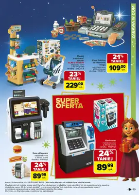 Carrefour - gazetka promocyjna Gazetka Zabawki od poniedziałku 03.11 do wtorku 23.12 - strona 49 Carrefour - gazetka promocyjna Gazetka Zabawki od poniedziałku 03.11 do wtorku 23.12 - strona 49