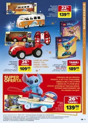Carrefour - gazetka promocyjna Gazetka Zabawki od poniedziałku 03.11 do wtorku 23.12 - strona 21 Carrefour - gazetka promocyjna Gazetka Zabawki od poniedziałku 03.11 do wtorku 23.12 - strona 21