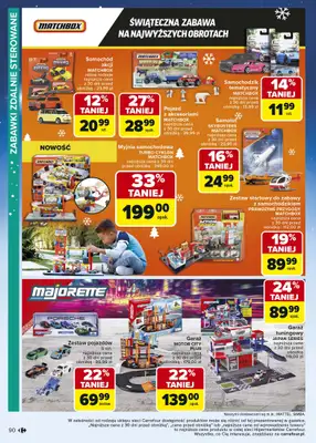 Carrefour - gazetka promocyjna Gazetka Zabawki od poniedziałku 03.11 do wtorku 23.12 - strona 90 Carrefour - gazetka promocyjna Gazetka Zabawki od poniedziałku 03.11 do wtorku 23.12 - strona 90