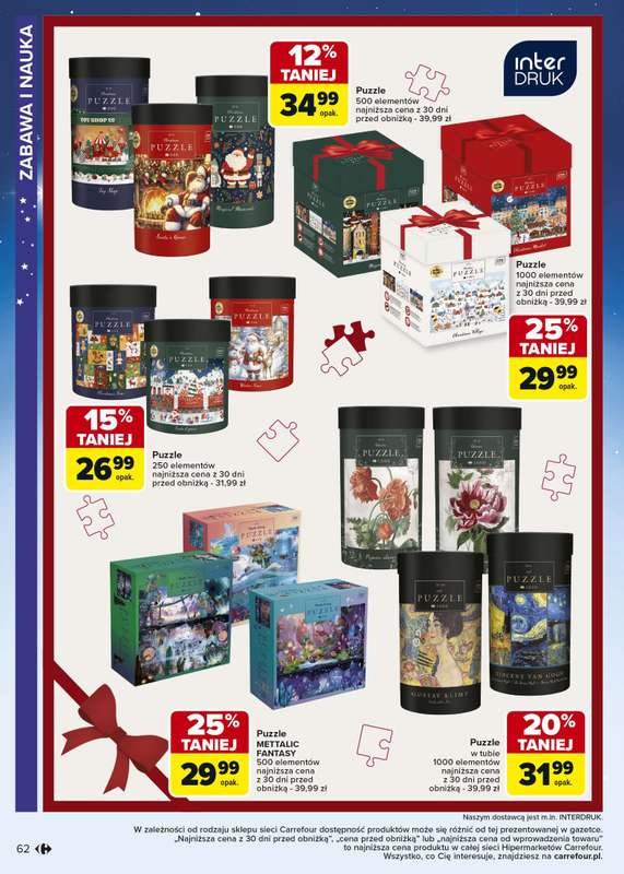 Carrefour - gazetka promocyjna Gazetka Zabawki od poniedzia艂ku 03.11 do wtorku 23.12 - strona 62 Carrefour - gazetka promocyjna Gazetka Zabawki od poniedzia艂ku 03.11 do wtorku 23.12 - strona 62