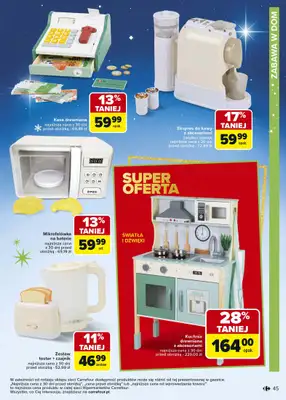 Carrefour - gazetka promocyjna Gazetka Zabawki od poniedziałku 03.11 do wtorku 23.12 - strona 45 Carrefour - gazetka promocyjna Gazetka Zabawki od poniedziałku 03.11 do wtorku 23.12 - strona 45