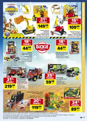 Carrefour - gazetka promocyjna Gazetka Zabawki od poniedziałku 03.11 do wtorku 23.12 - strona 113 Carrefour - gazetka promocyjna Gazetka Zabawki od poniedziałku 03.11 do wtorku 23.12 - strona 113
