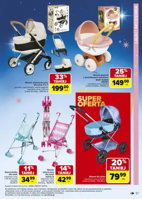 Carrefour - gazetka promocyjna Gazetka Zabawki od poniedziałku 03.11 do wtorku 23.12 - strona 37 Carrefour - gazetka promocyjna Gazetka Zabawki od poniedziałku 03.11 do wtorku 23.12 - strona 37