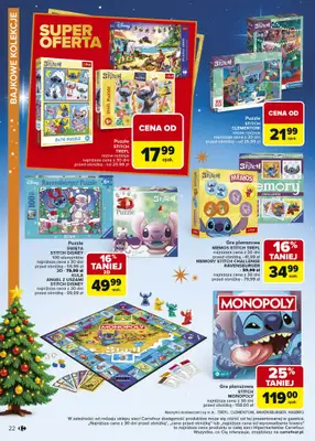 Carrefour - gazetka promocyjna Gazetka Zabawki od poniedziałku 03.11 do wtorku 23.12 - strona 22 Carrefour - gazetka promocyjna Gazetka Zabawki od poniedziałku 03.11 do wtorku 23.12 - strona 22
