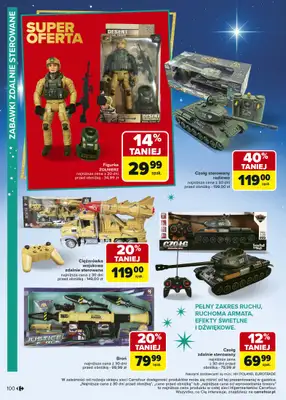 Carrefour - gazetka promocyjna Gazetka Zabawki od poniedziałku 03.11 do wtorku 23.12 - strona 100 Carrefour - gazetka promocyjna Gazetka Zabawki od poniedziałku 03.11 do wtorku 23.12 - strona 100