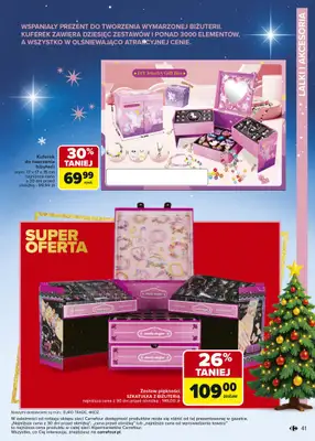 Carrefour - gazetka promocyjna Gazetka Zabawki od poniedziałku 03.11 do wtorku 23.12 - strona 41 Carrefour - gazetka promocyjna Gazetka Zabawki od poniedziałku 03.11 do wtorku 23.12 - strona 41