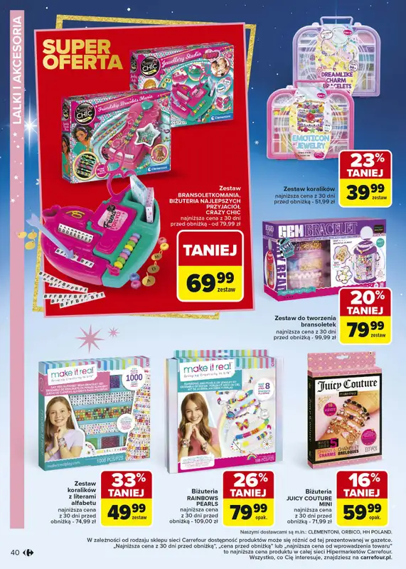 Carrefour - gazetka promocyjna Gazetka Zabawki od poniedziałku 03.11 do wtorku 23.12 - strona 40