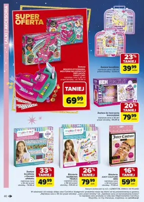 Carrefour - gazetka promocyjna Gazetka Zabawki od poniedziałku 03.11 do wtorku 23.12 - strona 40 Carrefour - gazetka promocyjna Gazetka Zabawki od poniedziałku 03.11 do wtorku 23.12 - strona 40