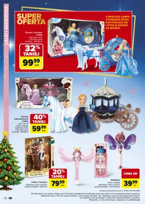 Carrefour - gazetka promocyjna Gazetka Zabawki od poniedziałku 03.11 do wtorku 23.12 - strona 32 Carrefour - gazetka promocyjna Gazetka Zabawki od poniedziałku 03.11 do wtorku 23.12 - strona 32