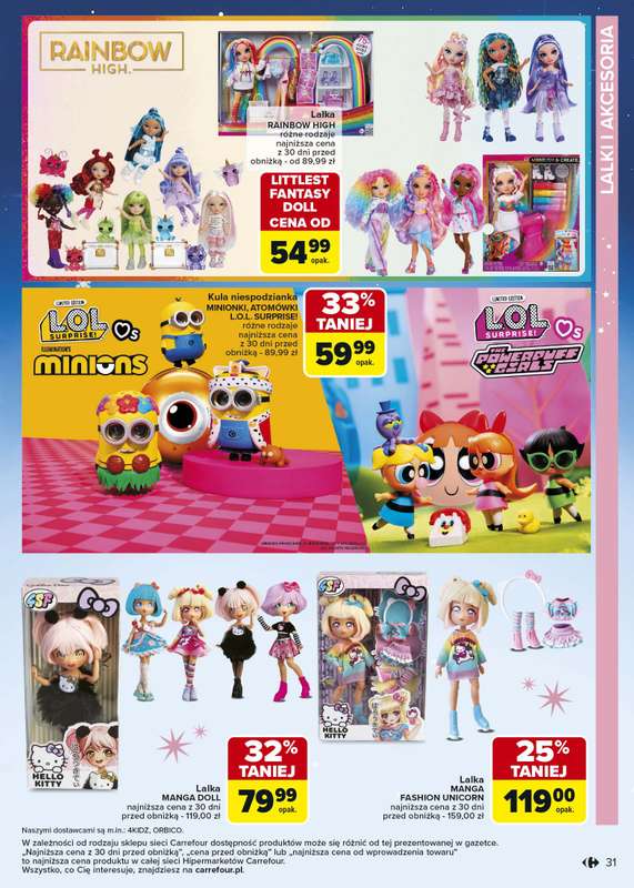 Carrefour - gazetka promocyjna Gazetka Zabawki od poniedzia艂ku 03.11 do wtorku 23.12 - strona 31 Carrefour - gazetka promocyjna Gazetka Zabawki od poniedzia艂ku 03.11 do wtorku 23.12 - strona 31