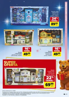 Carrefour - gazetka promocyjna Gazetka Zabawki od poniedziałku 03.11 do wtorku 23.12 - strona 33 Carrefour - gazetka promocyjna Gazetka Zabawki od poniedziałku 03.11 do wtorku 23.12 - strona 33