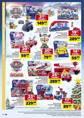 Carrefour - gazetka promocyjna Gazetka Zabawki od poniedziałku 03.11 do wtorku 23.12 - strona 114 Carrefour - gazetka promocyjna Gazetka Zabawki od poniedziałku 03.11 do wtorku 23.12 - strona 114