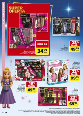 Carrefour - gazetka promocyjna Gazetka Zabawki od poniedziałku 03.11 do wtorku 23.12 - strona 42 Carrefour - gazetka promocyjna Gazetka Zabawki od poniedziałku 03.11 do wtorku 23.12 - strona 42
