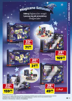 Carrefour - gazetka promocyjna Gazetka Zabawki od poniedziałku 03.11 do wtorku 23.12 - strona 53 Carrefour - gazetka promocyjna Gazetka Zabawki od poniedziałku 03.11 do wtorku 23.12 - strona 53