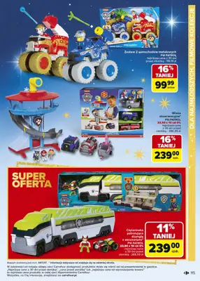 Carrefour - gazetka promocyjna Gazetka Zabawki od poniedziałku 03.11 do wtorku 23.12 - strona 115 Carrefour - gazetka promocyjna Gazetka Zabawki od poniedziałku 03.11 do wtorku 23.12 - strona 115