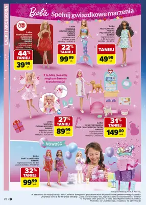 Carrefour - gazetka promocyjna Gazetka Zabawki od poniedziałku 03.11 do wtorku 23.12 - strona 28 Carrefour - gazetka promocyjna Gazetka Zabawki od poniedziałku 03.11 do wtorku 23.12 - strona 28