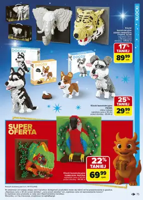 Carrefour - gazetka promocyjna Gazetka Zabawki od poniedziałku 03.11 do wtorku 23.12 - strona 75 Carrefour - gazetka promocyjna Gazetka Zabawki od poniedziałku 03.11 do wtorku 23.12 - strona 75