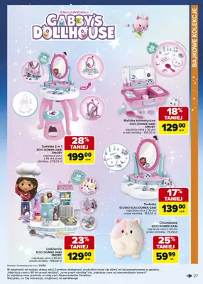 Carrefour - gazetka promocyjna Gazetka Zabawki od poniedziałku 03.11 do wtorku 23.12 - strona 27 Carrefour - gazetka promocyjna Gazetka Zabawki od poniedziałku 03.11 do wtorku 23.12 - strona 27
