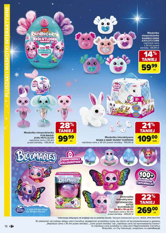 Carrefour - gazetka promocyjna Gazetka Zabawki od poniedzia艂ku 03.11 do wtorku 23.12 - strona 16 Carrefour - gazetka promocyjna Gazetka Zabawki od poniedzia艂ku 03.11 do wtorku 23.12 - strona 16