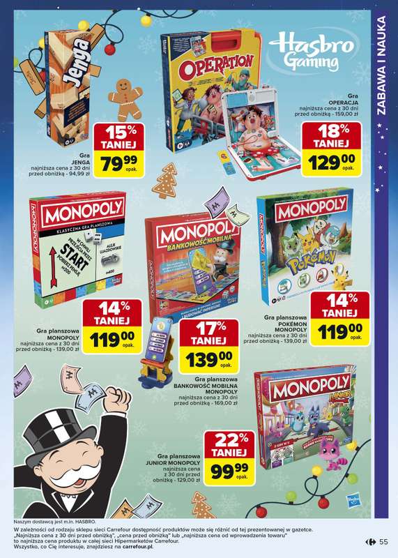 Carrefour - gazetka promocyjna Gazetka Zabawki od poniedziałku 03.11 do wtorku 23.12 - strona 55
