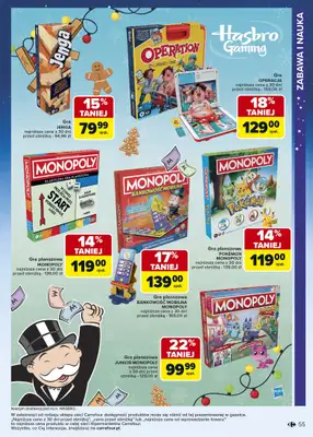 Carrefour - gazetka promocyjna Gazetka Zabawki od poniedziałku 03.11 do wtorku 23.12 - strona 55 Carrefour - gazetka promocyjna Gazetka Zabawki od poniedziałku 03.11 do wtorku 23.12 - strona 55